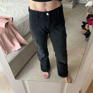 Zara Black Flare & Wide Leg Jeans